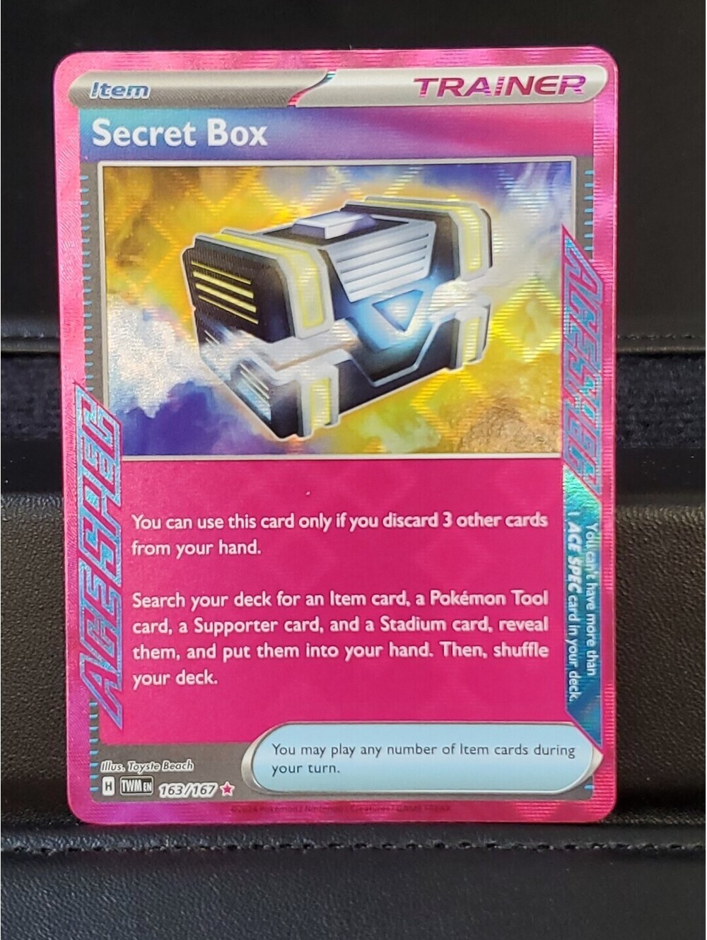 Pokemon TCG Twilight Masquerade - Secret Box TWM EN 163/167 EXCELLENT